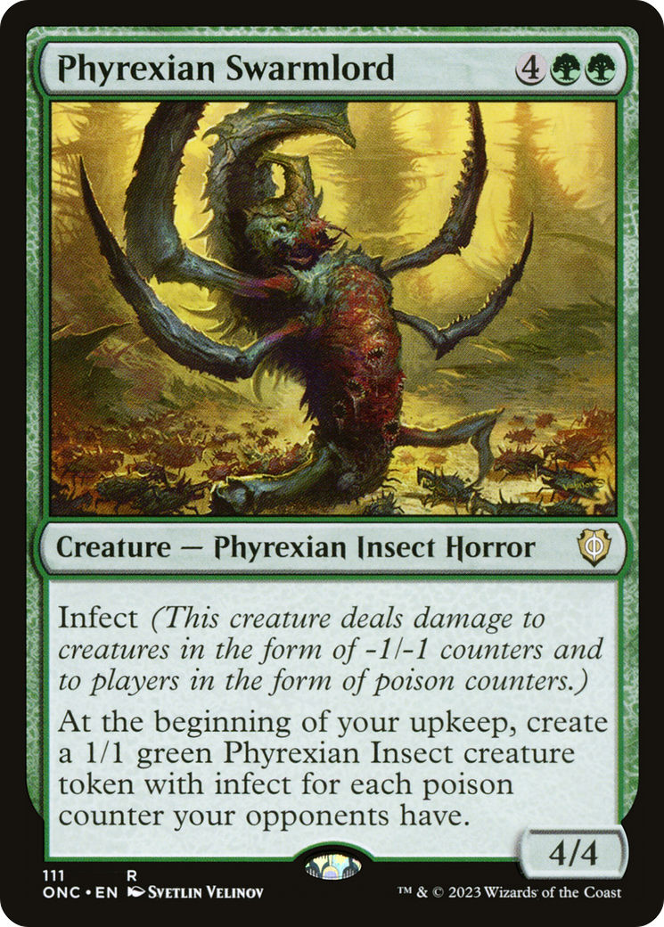 Phyrexian Swarmlord [Phyrexia: All Will Be One Commander] | Galaxy Games LLC
