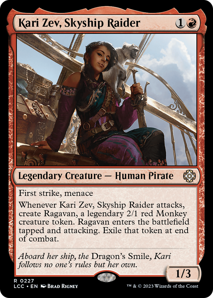 Kari Zev, Skyship Raider [The Lost Caverns of Ixalan Commander] | Galaxy Games LLC