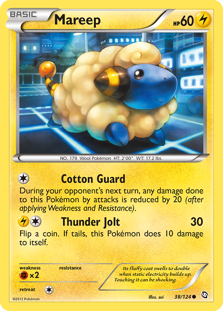 Mareep (38/124) [Black & White: Dragons Exalted] | Galaxy Games LLC