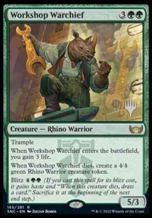 Workshop Warchief (Promo Pack) [Streets of New Capenna Promos] | Galaxy Games LLC