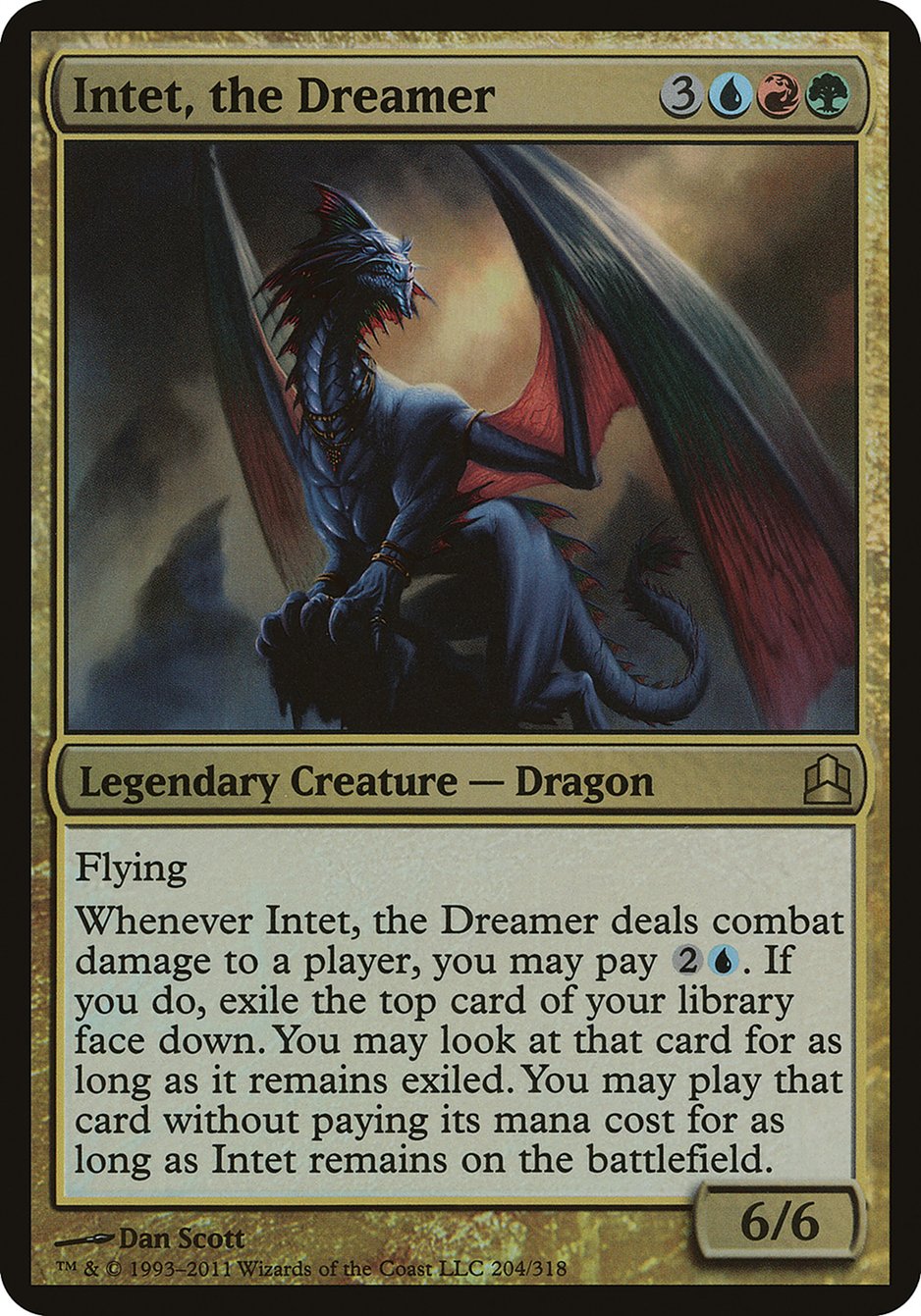 Intet, the Dreamer (Oversized) [Commander 2011 Oversized] | Galaxy Games LLC