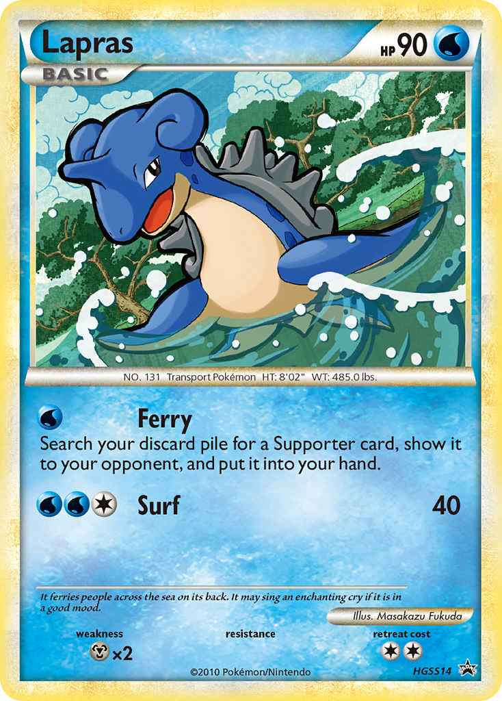 Lapras (HGSS14) [HeartGold & SoulSilver: Black Star Promos] | Galaxy Games LLC