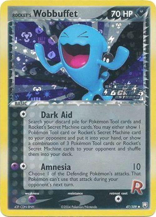 Rocket's Wobbuffet (47/109) (Stamped) [EX: Team Rocket Returns] | Galaxy Games LLC