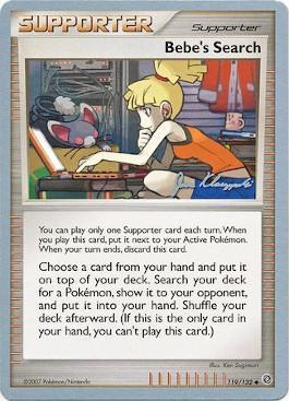 Bebe's Search (119/132) (Psychic Lock - Jason Klaczynski) [World Championships 2008] | Galaxy Games LLC