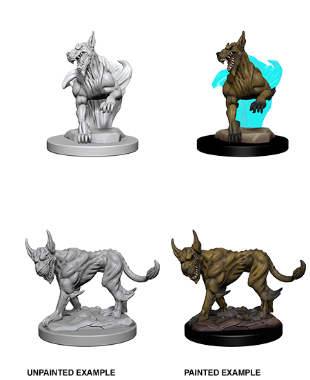 D&D Nolzur's Marvelous Miniatures: Blink Dogs | Galaxy Games LLC