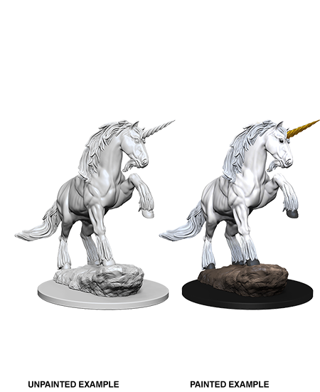 Pathfinder Deep Cuts Unpainted Miniatures: Unicorn | Galaxy Games LLC