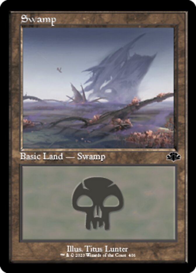 Swamp (406) (Retro) [Dominaria Remastered] | Galaxy Games LLC