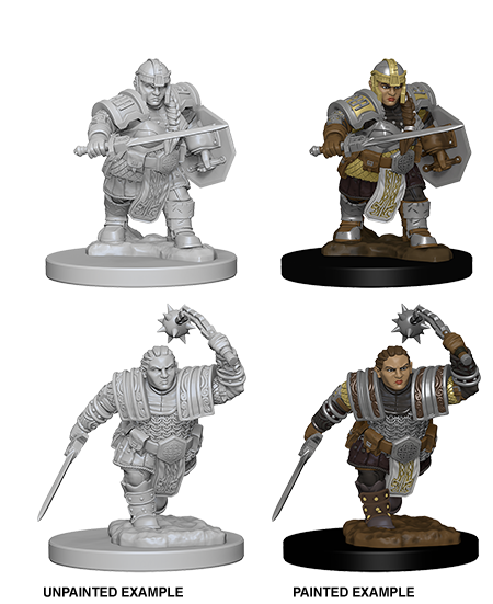 D&D Nolzur's Marvelous Miniatures: Dwarf Fighter | Galaxy Games LLC