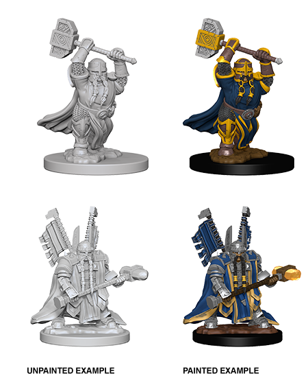 D&D Nolzur's Marvelous Miniatures: Dwarf Paladin | Galaxy Games LLC