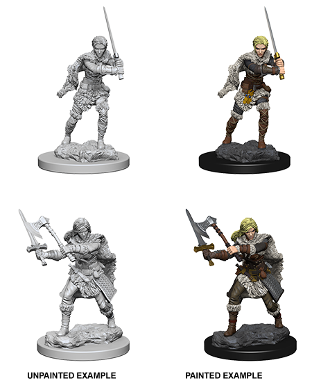 D&D Nolzur's Marvelous Miniatures: Human Barbarian | Galaxy Games LLC