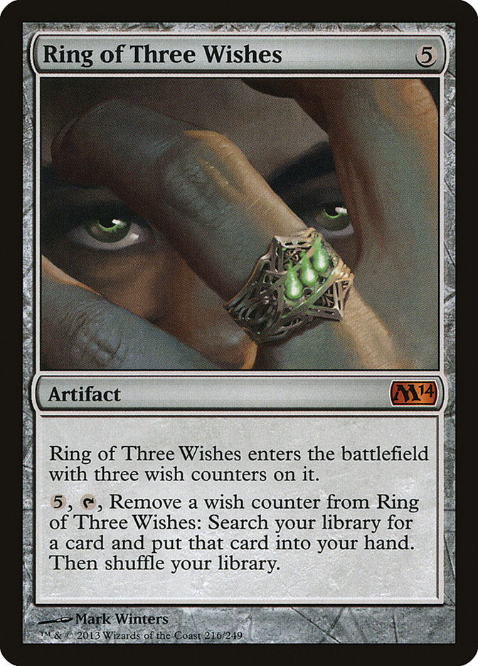 Ring of Three Wishes [Magic 2014] | Galaxy Games LLC