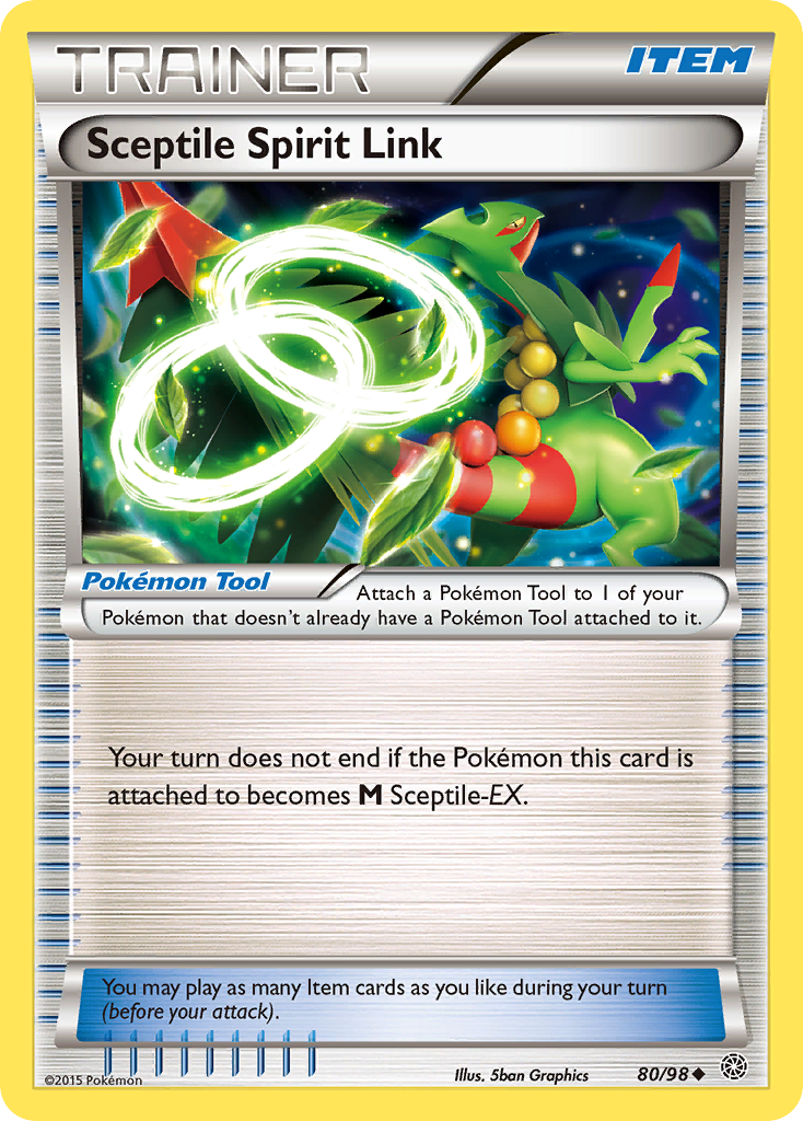 Sceptile Spirit Link (80/98) [XY: Ancient Origins] | Galaxy Games LLC