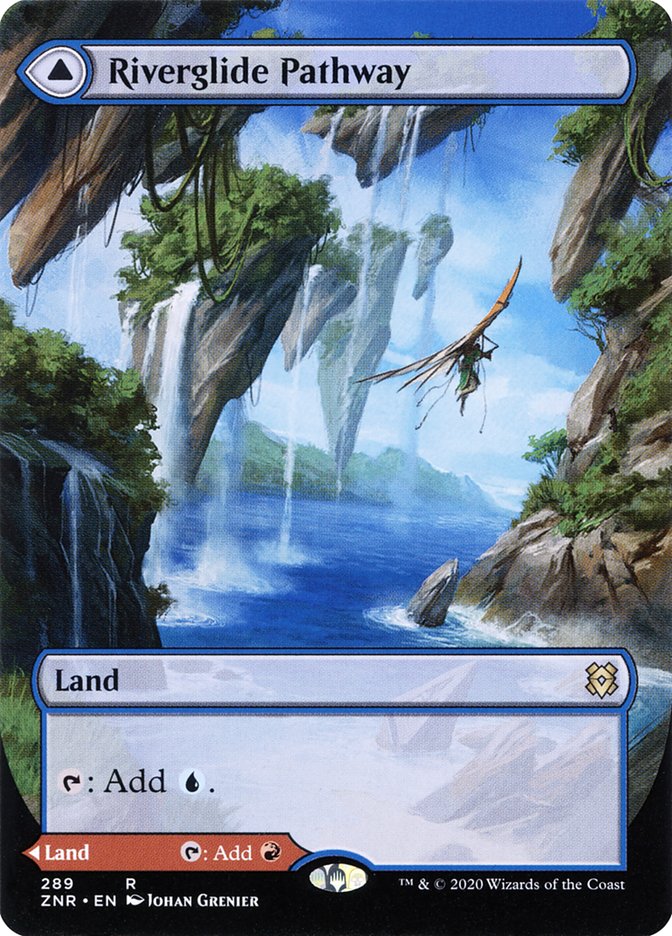 Riverglide Pathway // Lavaglide Pathway (Borderless Alternate Art) [Zendikar Rising] | Galaxy Games LLC