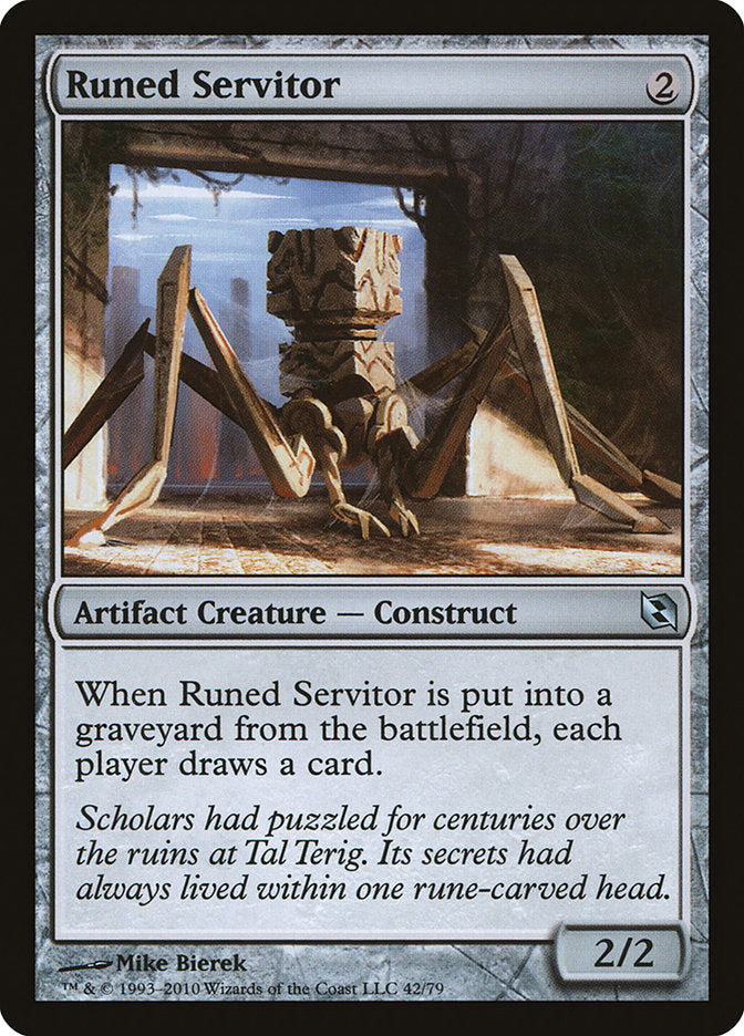 Runed Servitor [Duel Decks: Elspeth vs. Tezzeret] | Galaxy Games LLC