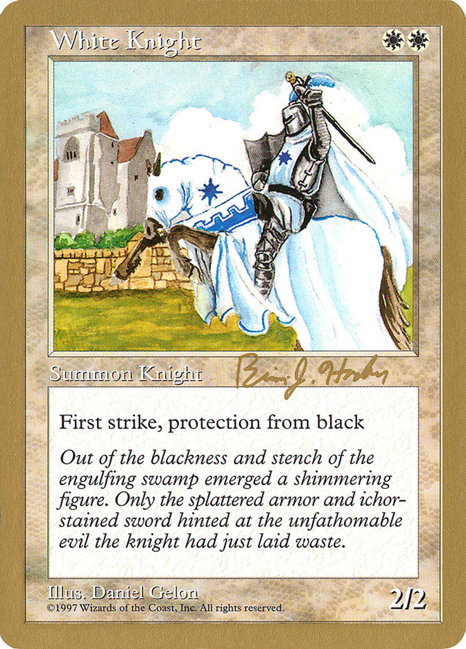 White Knight (Brian Hacker) [World Championship Decks 1998] | Galaxy Games LLC