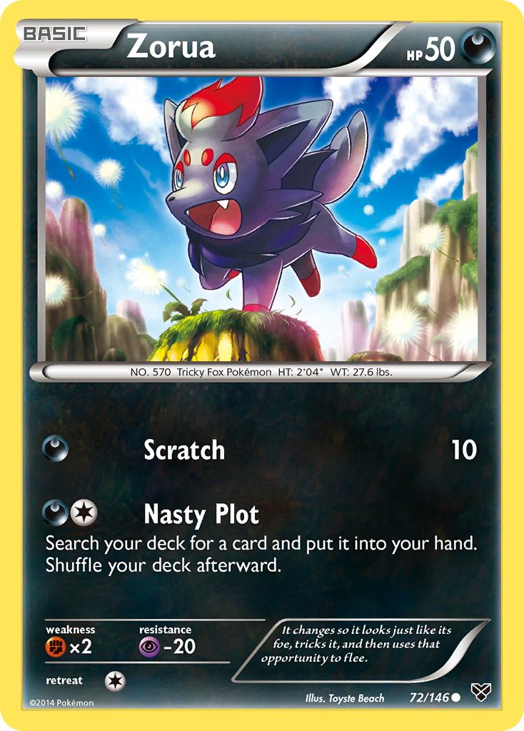 Zorua (72/146) [XY: Base Set] | Galaxy Games LLC