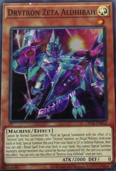 Drytron Zeta Aldhibah [OP16-EN012] Super Rare | Galaxy Games LLC