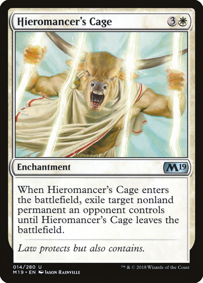 Hieromancer's Cage [Core Set 2019] | Galaxy Games LLC