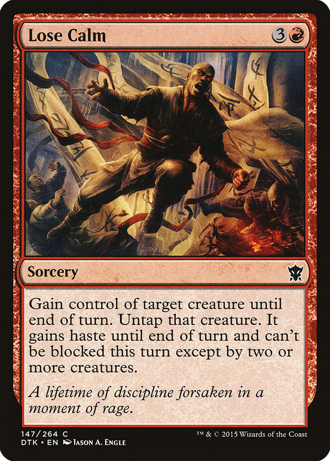 Lose Calm [Dragons of Tarkir] | Galaxy Games LLC