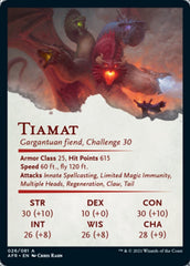 Tiamat Art Card [Dungeons & Dragons: Adventures in the Forgotten Realms Art Series] | Galaxy Games LLC