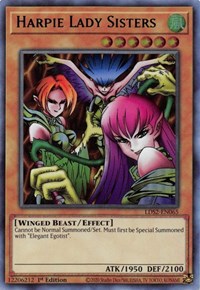 Harpie Lady Sisters (Green) [LDS2-EN065] Ultra Rare | Galaxy Games LLC