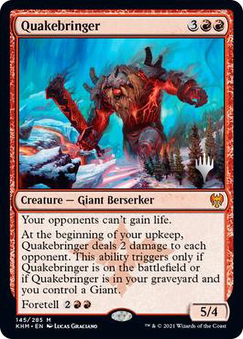 Quakebringer (Promo Pack) [Kaldheim Promos] | Galaxy Games LLC