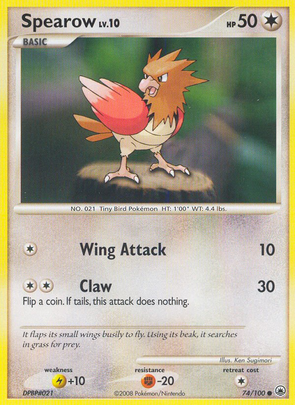 Spearow (74/100) [Diamond & Pearl: Majestic Dawn] | Galaxy Games LLC