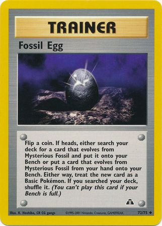 Fossil Egg (72/75) [Neo Discovery Unlimited] | Galaxy Games LLC