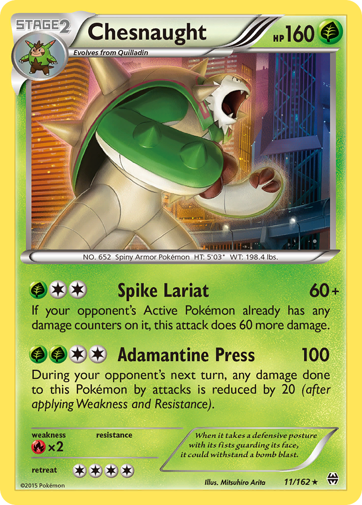 Chesnaught (11/162) [XY: BREAKthrough] | Galaxy Games LLC