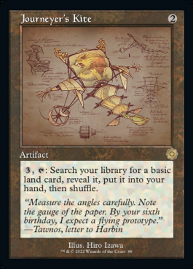 Journeyer's Kite (Retro Schematic) [The Brothers' War Retro Artifacts] | Galaxy Games LLC