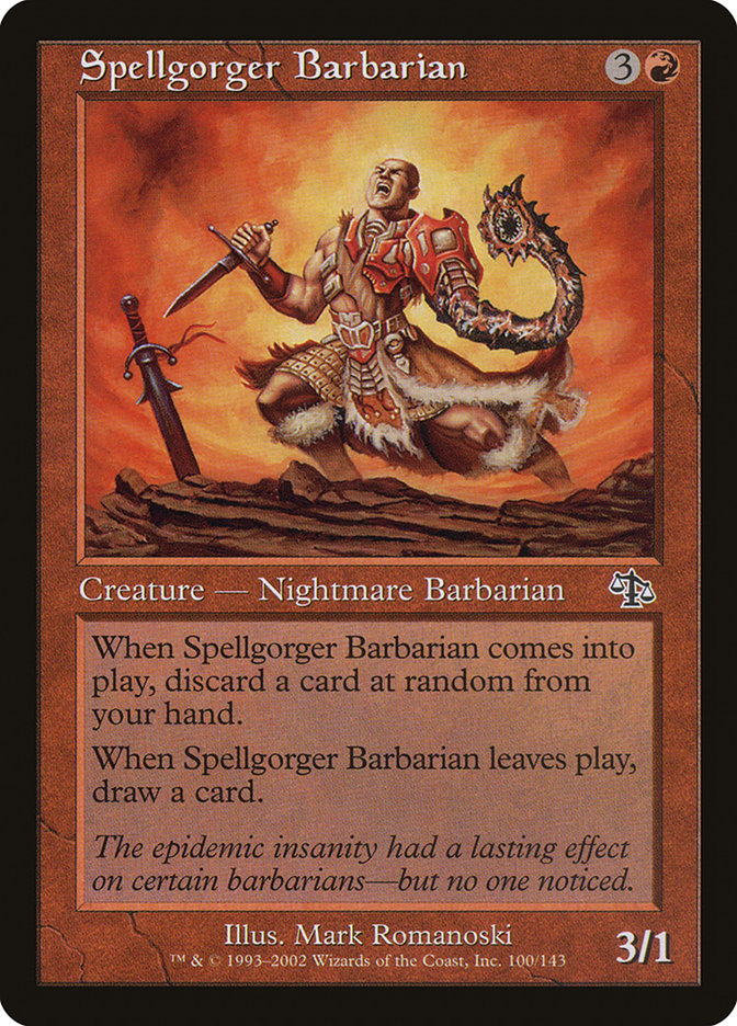Spellgorger Barbarian [Judgment] | Galaxy Games LLC