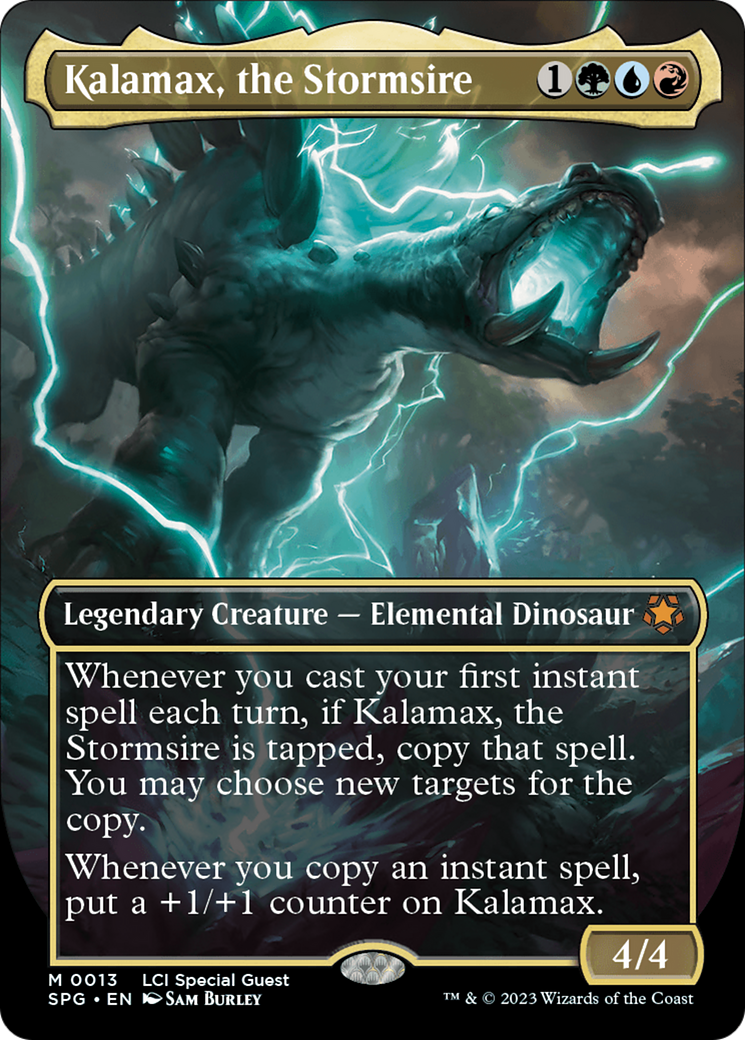 Kalamax, the Stormsire (Borderless) [The Lost Caverns of Ixalan Special Guests] | Galaxy Games LLC