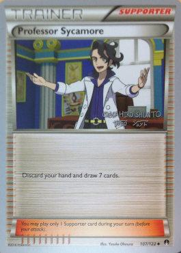 Professor Sycamore (107/122) (Black Dragon - Shuntu Sadahiro) [World Championships 2016] | Galaxy Games LLC