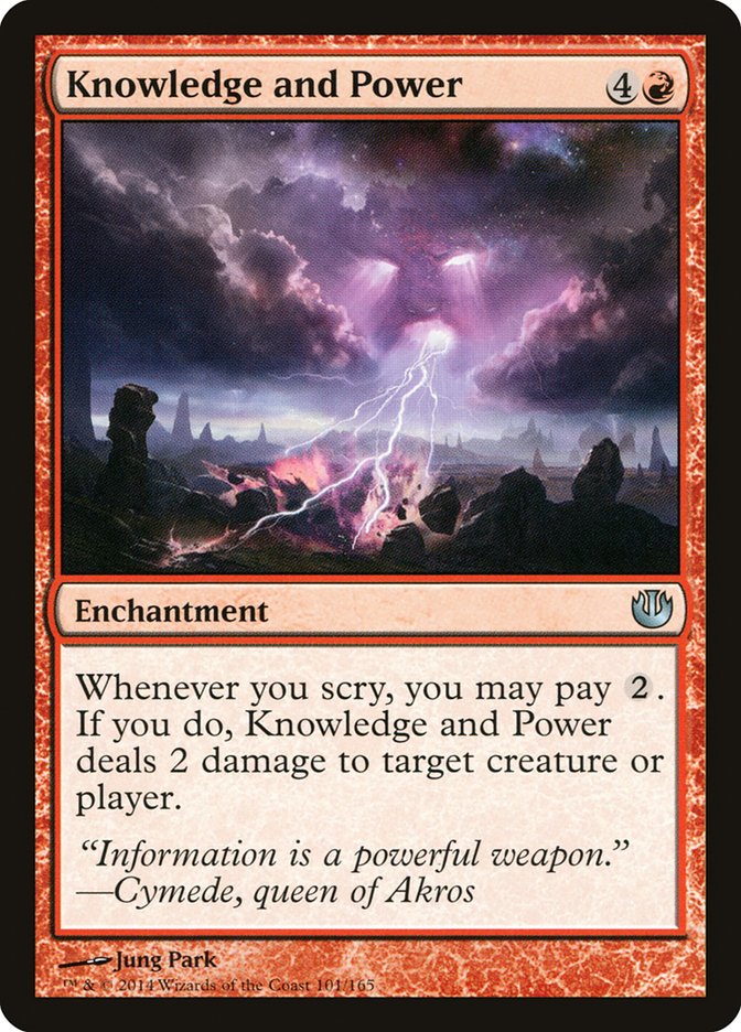 Knowledge and Power [Journey into Nyx] | Galaxy Games LLC