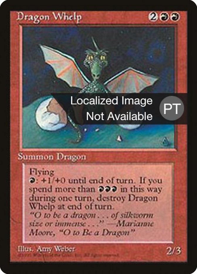 Dragon Whelp [Fourth Edition (Foreign Black Border)] | Galaxy Games LLC