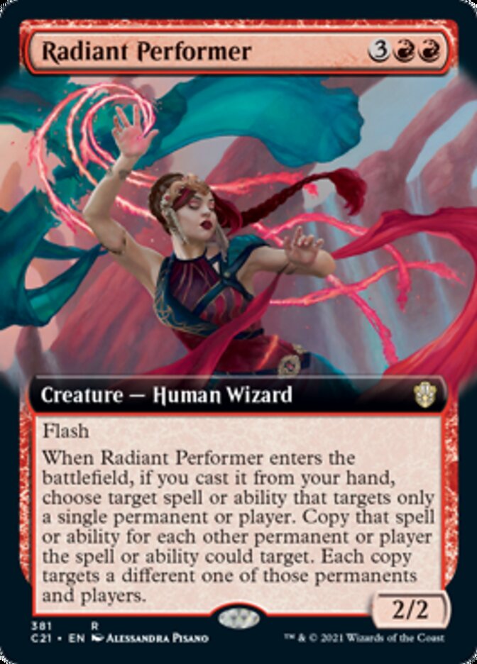 Radiant Performer (Extended Art) [Commander 2021] | Galaxy Games LLC