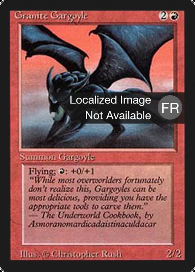 Granite Gargoyle [Foreign Black Border] | Galaxy Games LLC