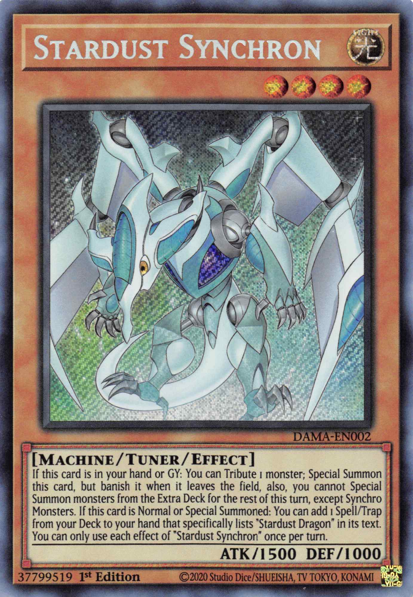 Stardust Synchron [DAMA-EN002] Secret Rare | Galaxy Games LLC