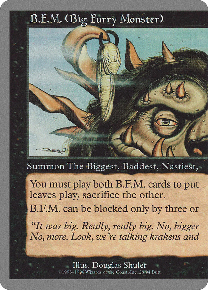 B.F.M. (Big Furry Monster) (28/94) [Unglued] | Galaxy Games LLC