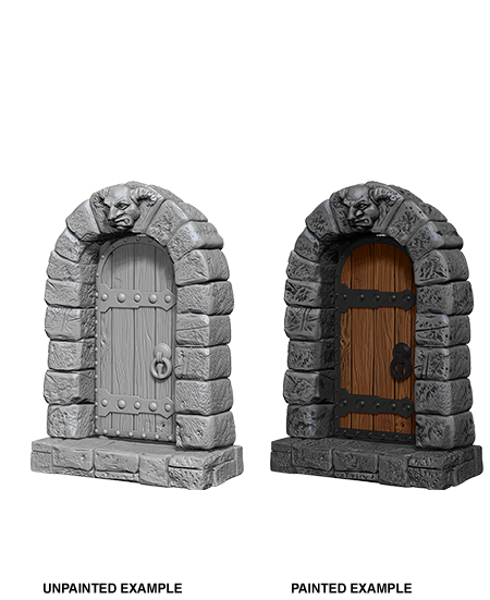 WizKids Deep Cuts Unpainted Miniatures: Doors | Galaxy Games LLC