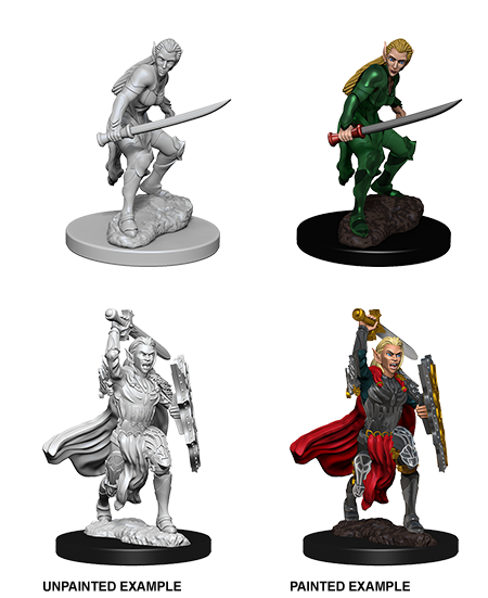 D&D Nolzur's Marvelous Miniatures: Elf Fighter | Galaxy Games LLC