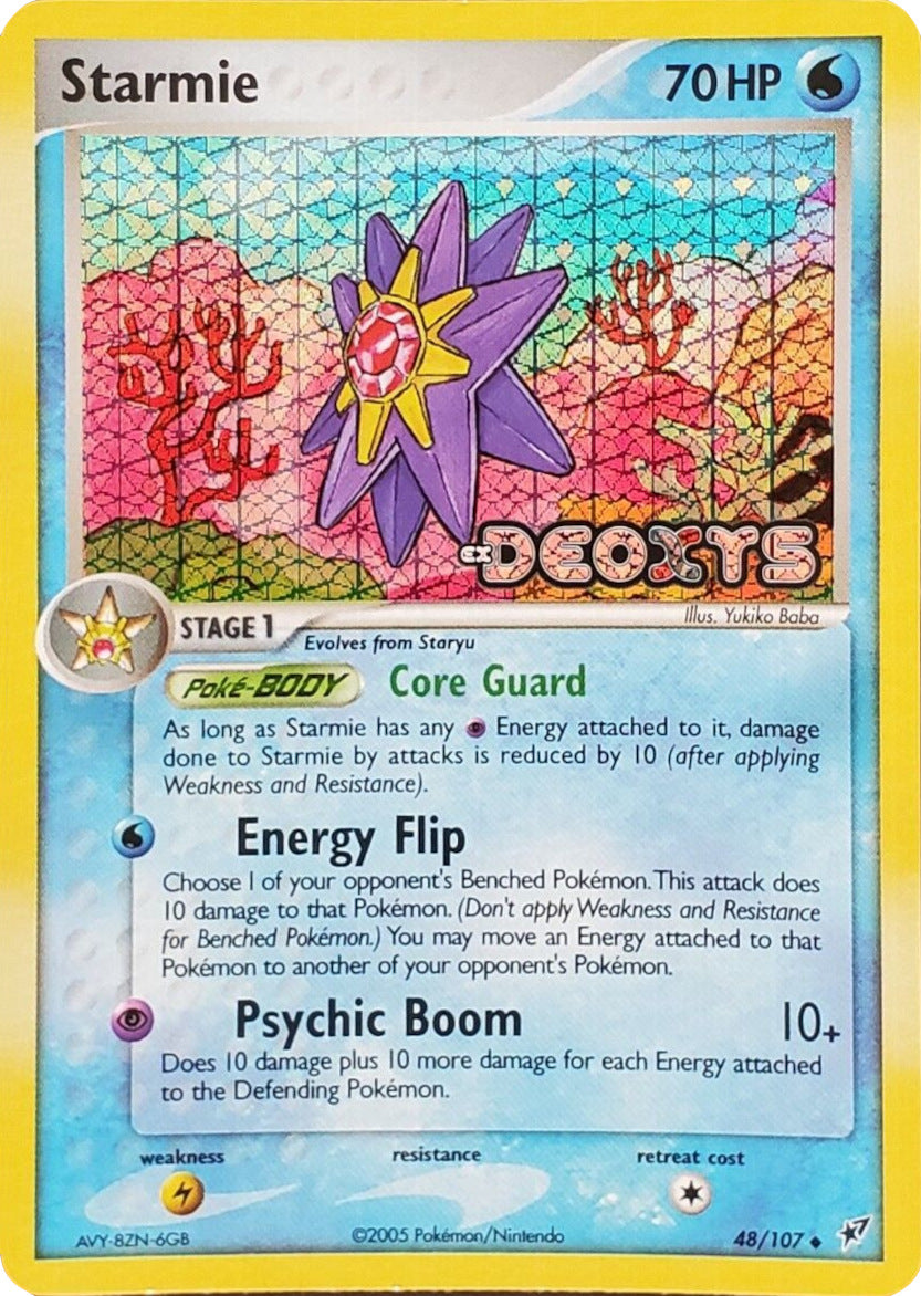 Starmie (48/107) (Stamped) [EX: Deoxys] | Galaxy Games LLC