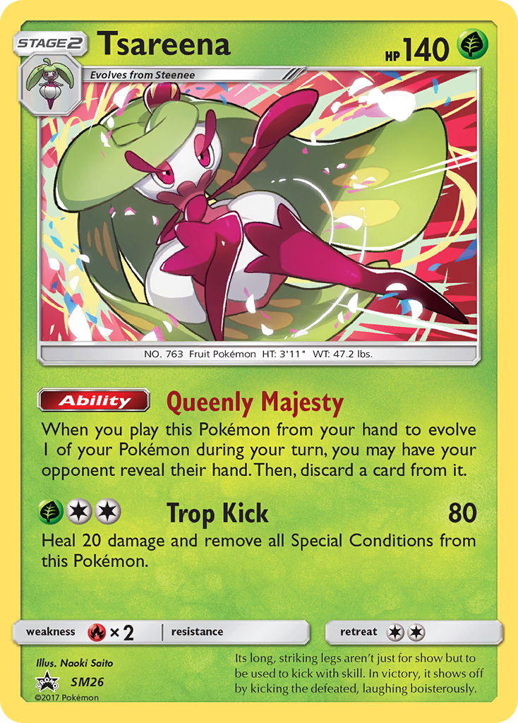 Tsareena (SM26) [Sun & Moon: Black Star Promos] | Galaxy Games LLC