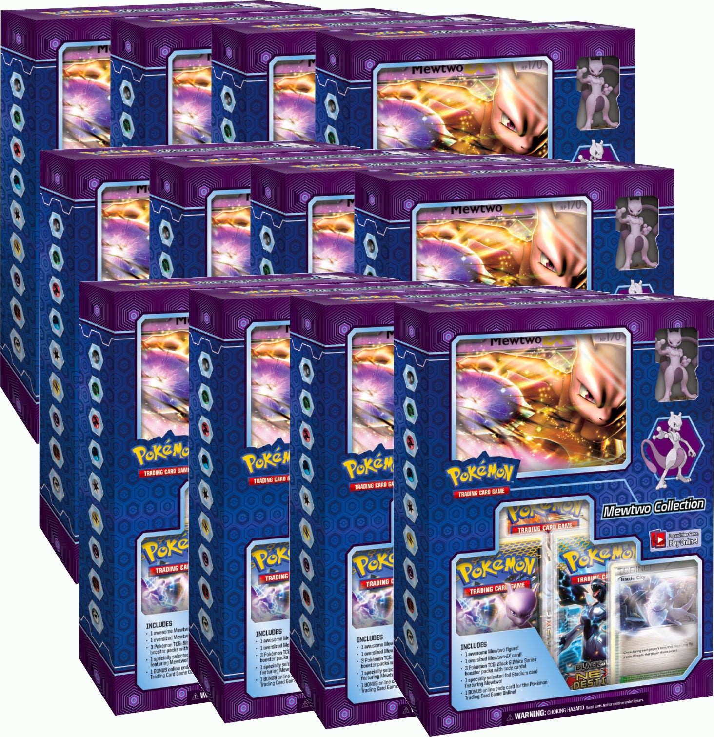 Black & White: Next Destinies - Mewtwo Collection Display | Galaxy Games LLC