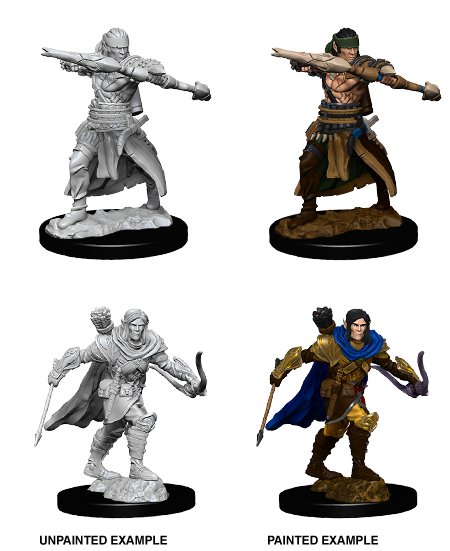 Pathfinder Battles Deep Cuts: Male Half-Elf Ranger | Galaxy Games LLC