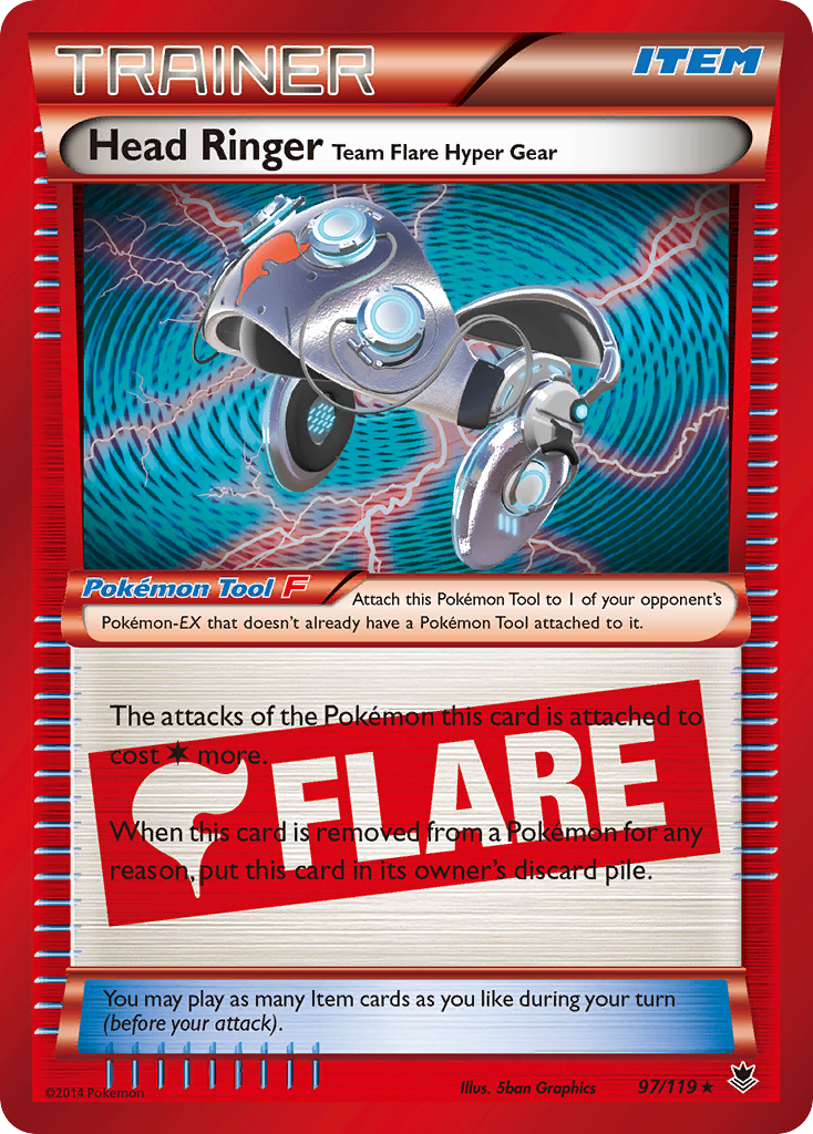 Head Ringer Team Flare Hyper Gear (97/119) [XY: Phantom Forces] | Galaxy Games LLC