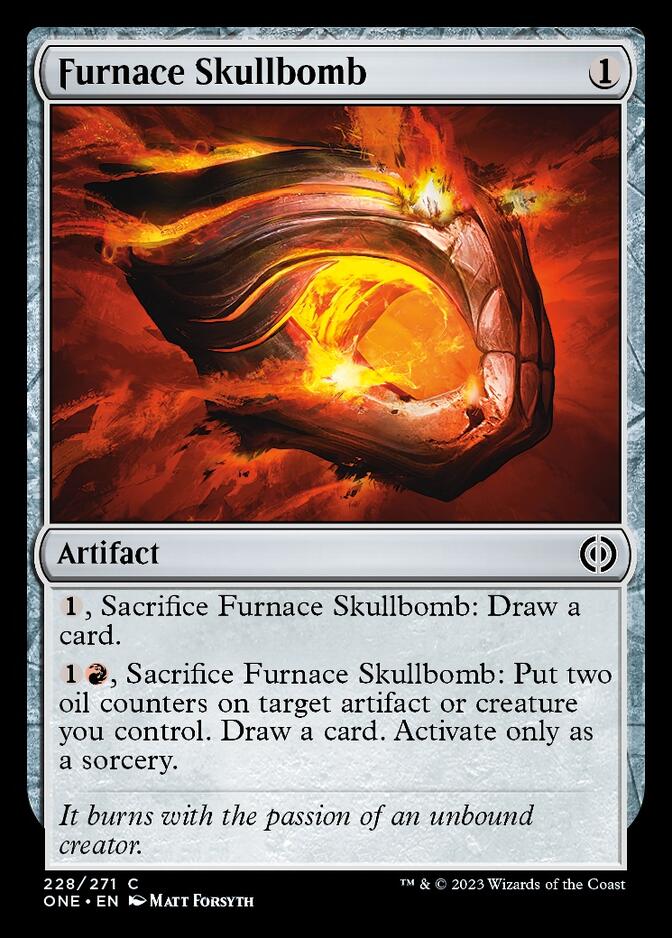 Furnace Skullbomb [Phyrexia: All Will Be One] | Galaxy Games LLC