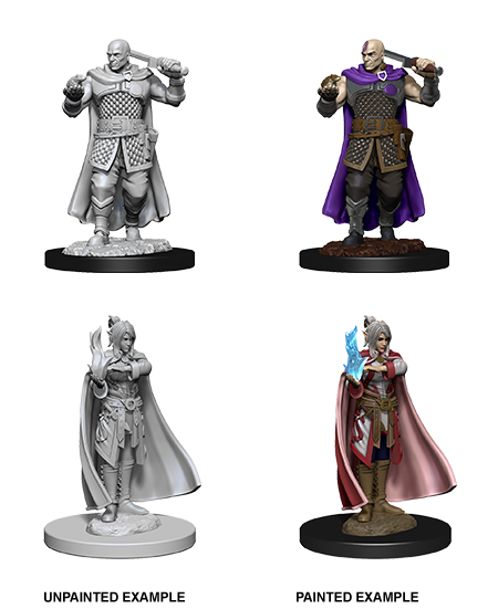 D&D Nolzur's Marvelous Miniatures: Human Ranger & Moon Elf Sorcerer | Galaxy Games LLC