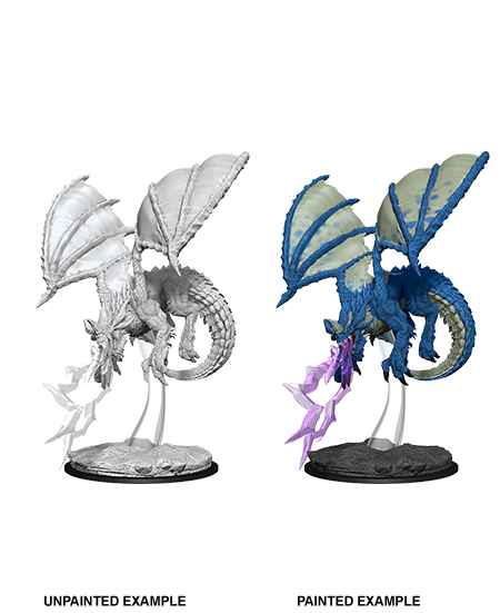 D&D Nolzur's Marvelous Miniatures: Young Blue Dragon | Galaxy Games LLC