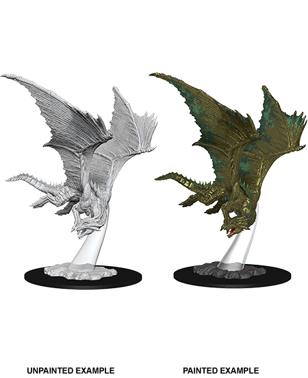 D&D Nolzur's Marvelous Miniatures: Young Bronze Dragon | Galaxy Games LLC